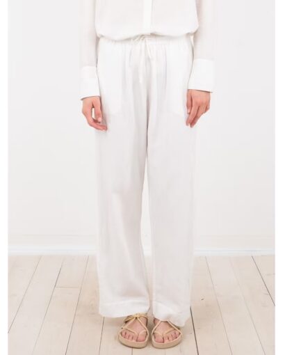 Sonar Linen Pant - White