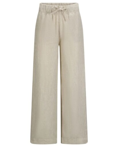 Immi linen pants - Beige melange