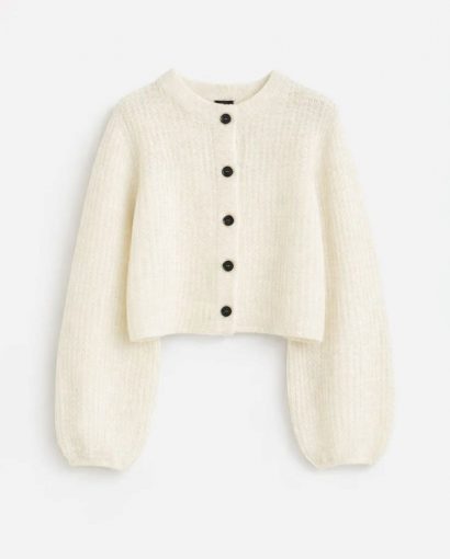 Sofia mohair cardigan - Eggshell
