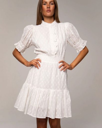 Millie dress - Powder white