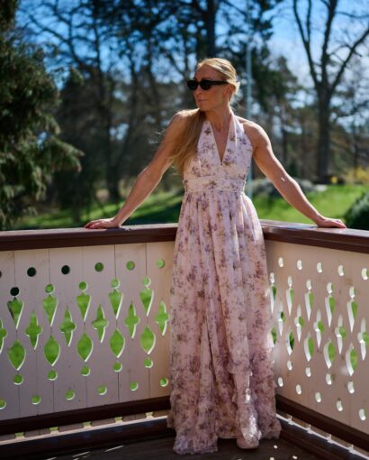 Lotti maxi dress - Lavender romance