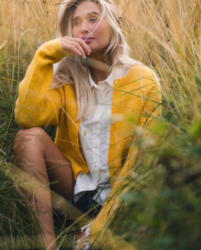 Amalie cardigan - Mimosa