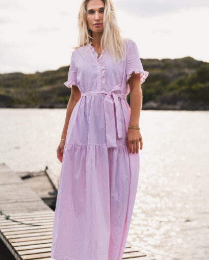 Ida maja 2/4 shirt dress - White/lilac