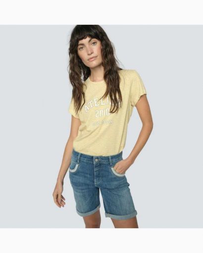 Naomi Salute shorts - Mid blue