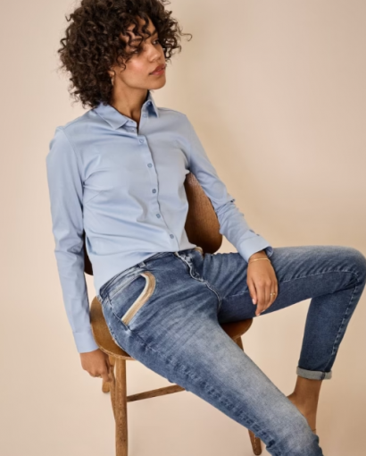 Tina jersey - Light blue