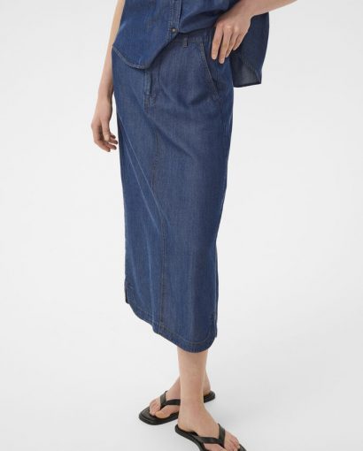Eloise skirt - Dark blue denim