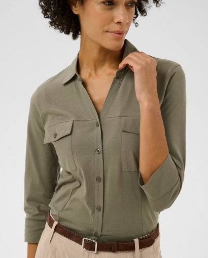 Anise shirt - Smokey Olive