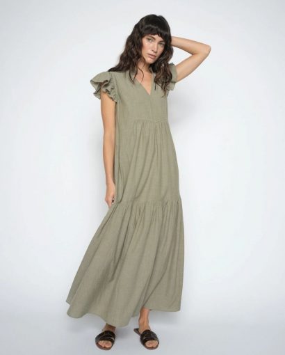 Waldy izha dress - Burnt olive