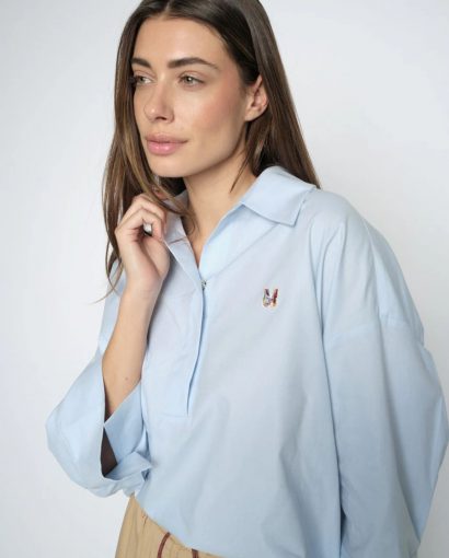 Britze cam cotton blouse - Skyway