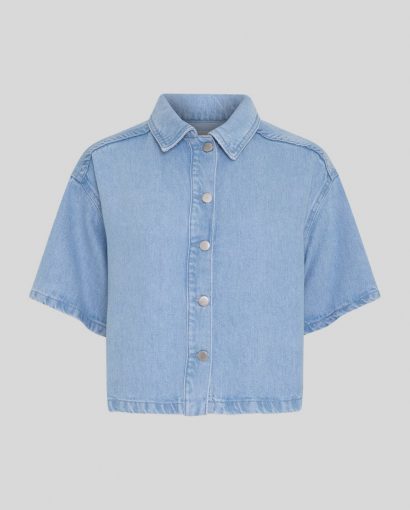 Saphina 2/4 shirt - Light blue wash
