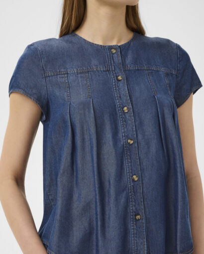 Eloise top - Dark blue denim