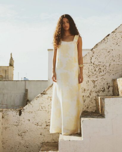 Zaha dress - Yellow floral