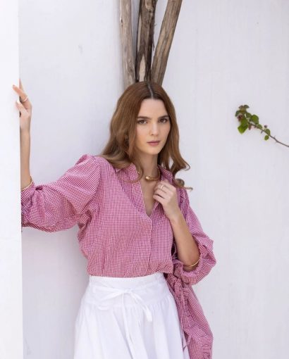 Amy blouse - Tuscany red