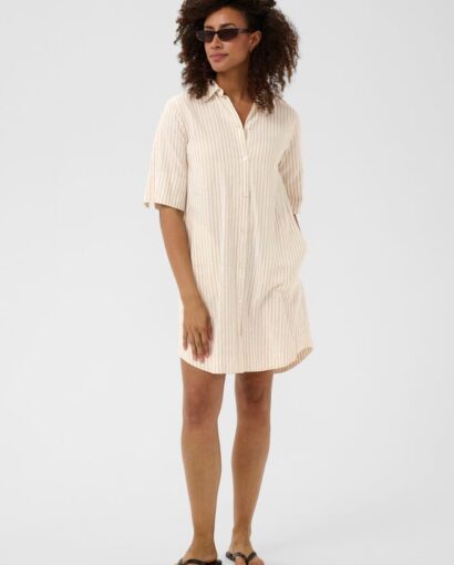 Berrit dress - Neutral stripe