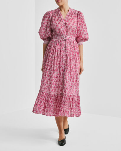 Twisted midi dress - Wildflowers