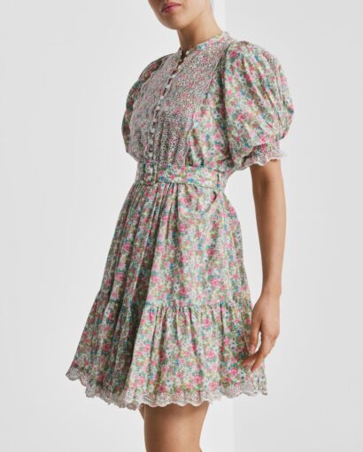 Cotton Slub Shift Dress - Lush