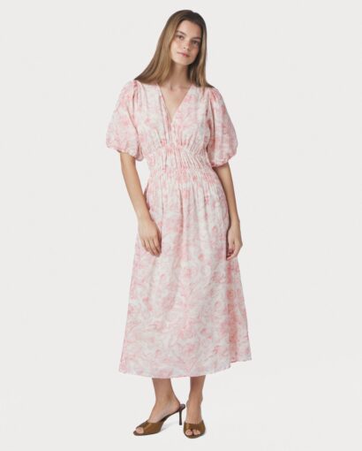 Kalia print dress - Off white