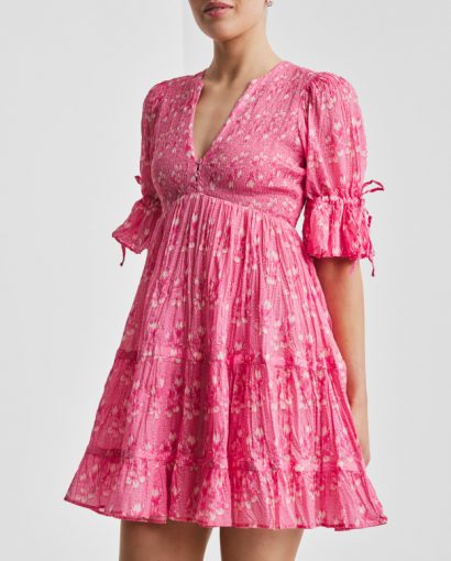 Twisted mini dress - Amour