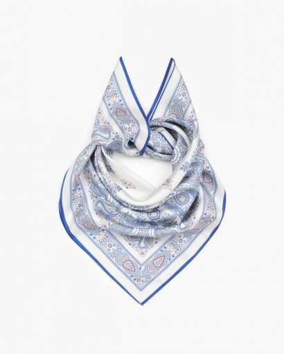 Amina silkeskjerf - Light blue