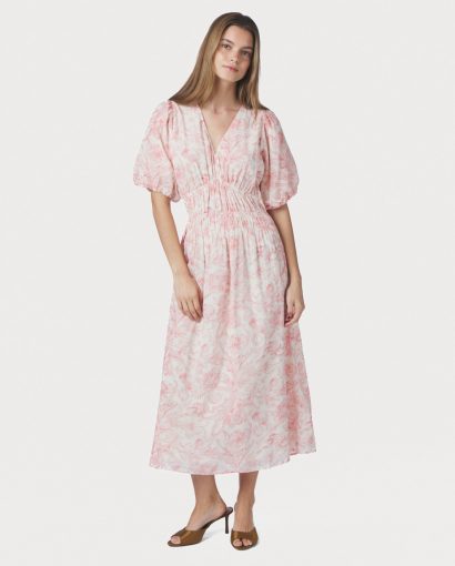Kalia print dress - Off white