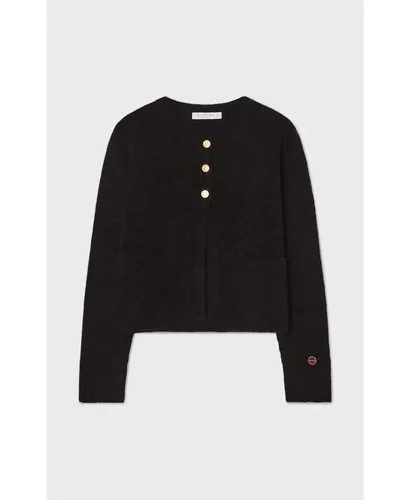 Sienna rib cardigan - Black