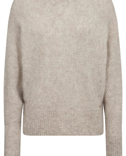 Thora boatneck knit - Feather gray