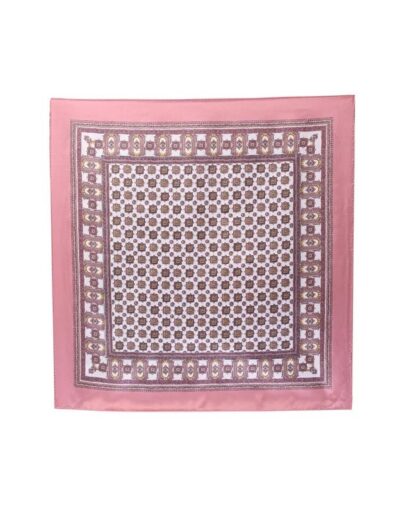 Silk scarf - Blush paisley