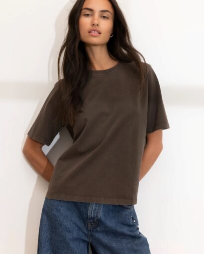 Ezra tee - Dark brown