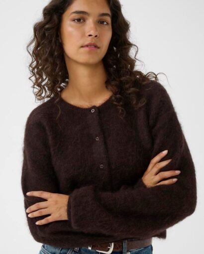 Debbie cardigan - Ganache melange