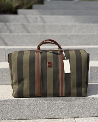 Marlowe weekend bag - Green stripe