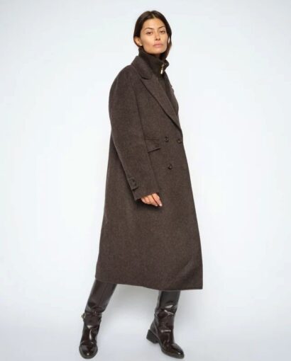 Alva Loisa mock neck coat - Delicioso