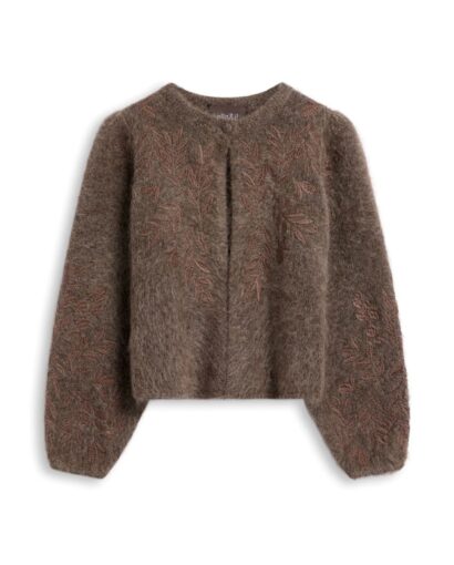 Amie chunky cardigan -Brown