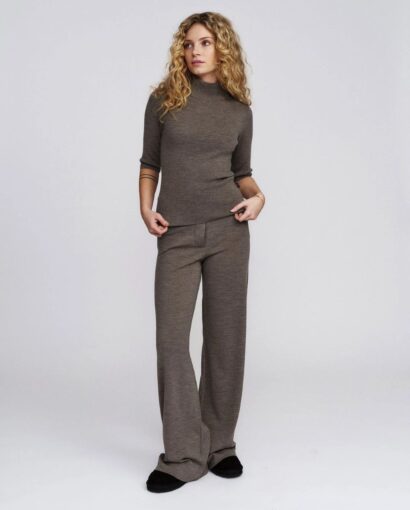 Melly merino tee - Light brown