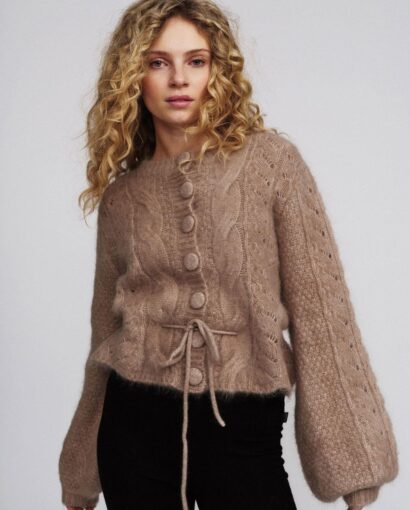 Sophia chunky cardigan - Beige
