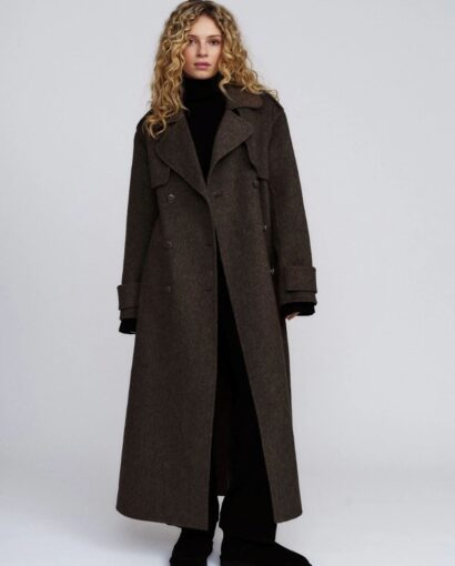 Yua coat - Dark brown