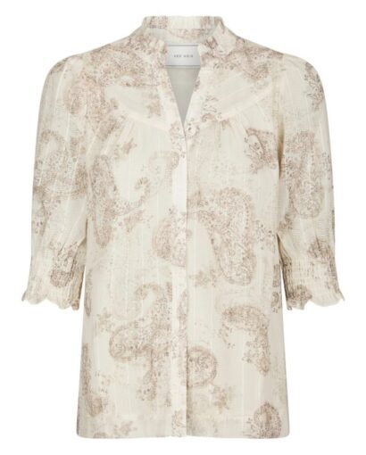 Diana faded paisley blouse - Sand