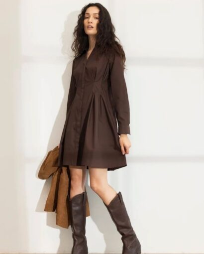 Emira dress - Brown