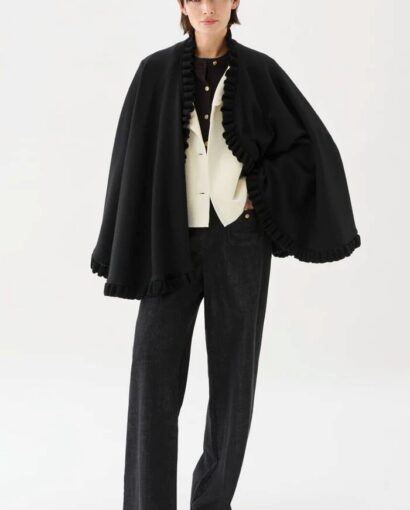 Silvia cape - Black