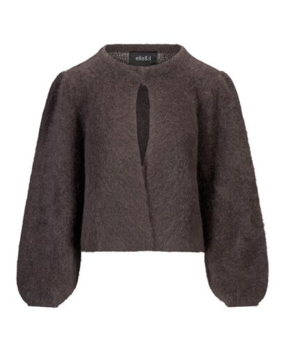Amelia chunky cardigan - Dark brown