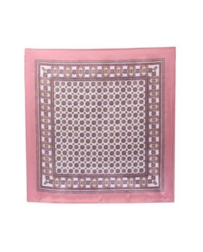 Silk scarf - Blush paisley
