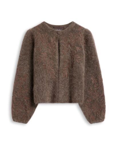 Amie chunky cardigan -Brown