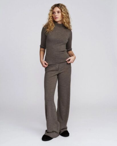 Melly merino tee - Light brown