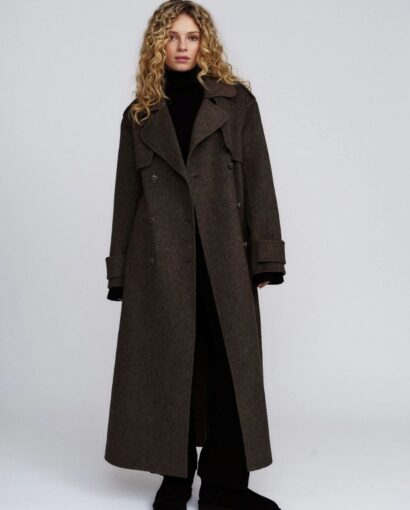 Yua coat - Dark brown