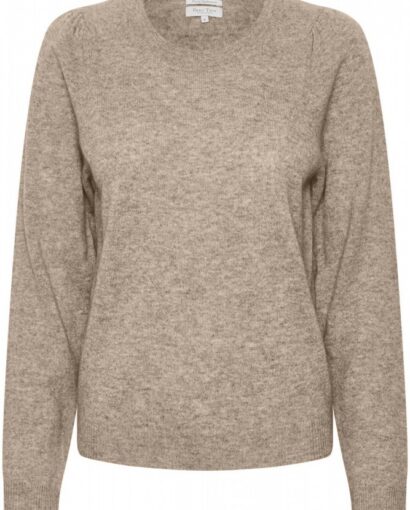 Evina pullover - Light camel melange