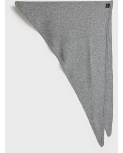 Mira wool cash scarf - Mid grey mel