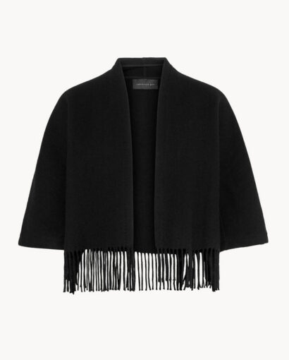 Keyla lambwool jacket - Black
