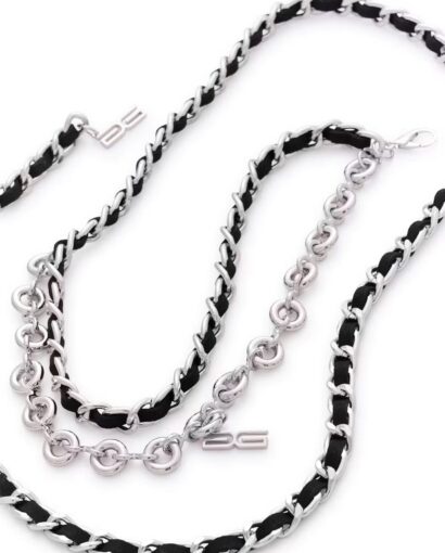 Zinnia chain belt - Black