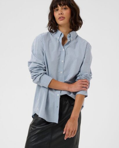 Chrestella shirt - Grey dawn check