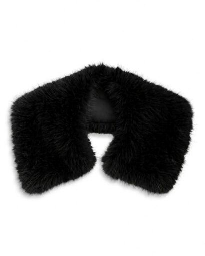 Dina fake fur collar - Black