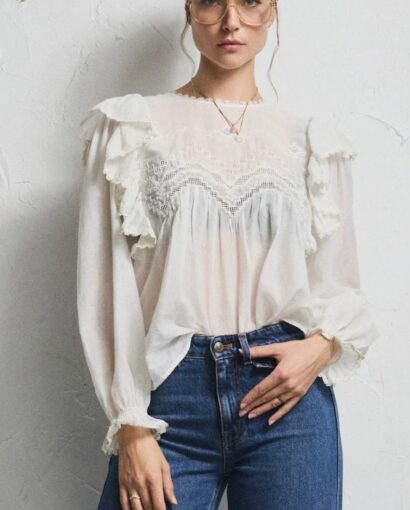 Victoria Blouse - White